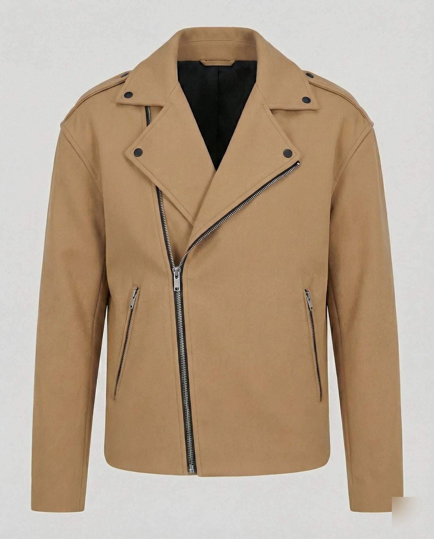 Gilet Uomo in Pelle Stile Biker