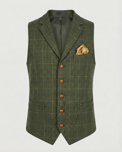 Gilet Uomo Stile Vintage Classico