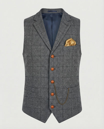 Gilet Uomo Stile Vintage Classico