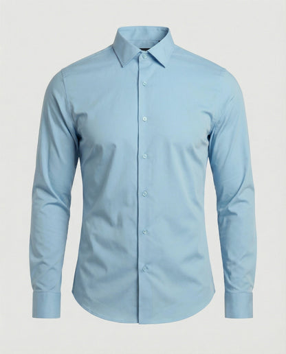Camicia Business Uomo in Tessuto Stretch Slim Fit