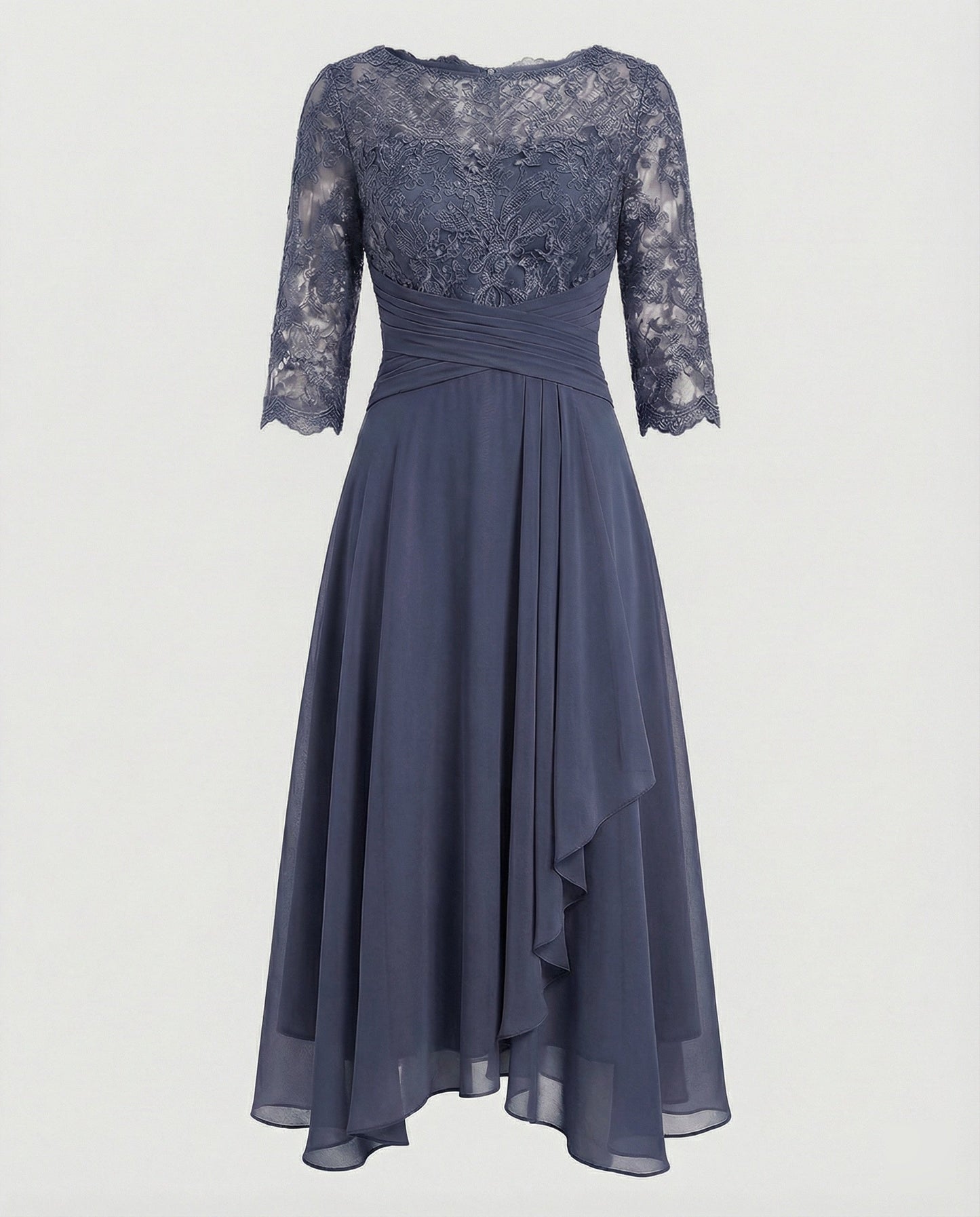 Abito Midi Donna Manica Elegante