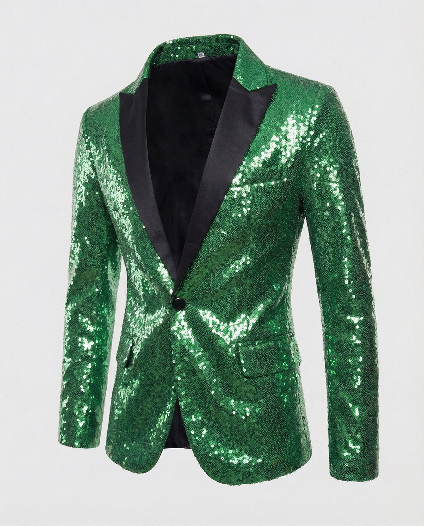 Blazer Uomo Paillettes Elegante Slim Fit