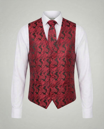 Gilet Uomo Fantasia Paisley Classico