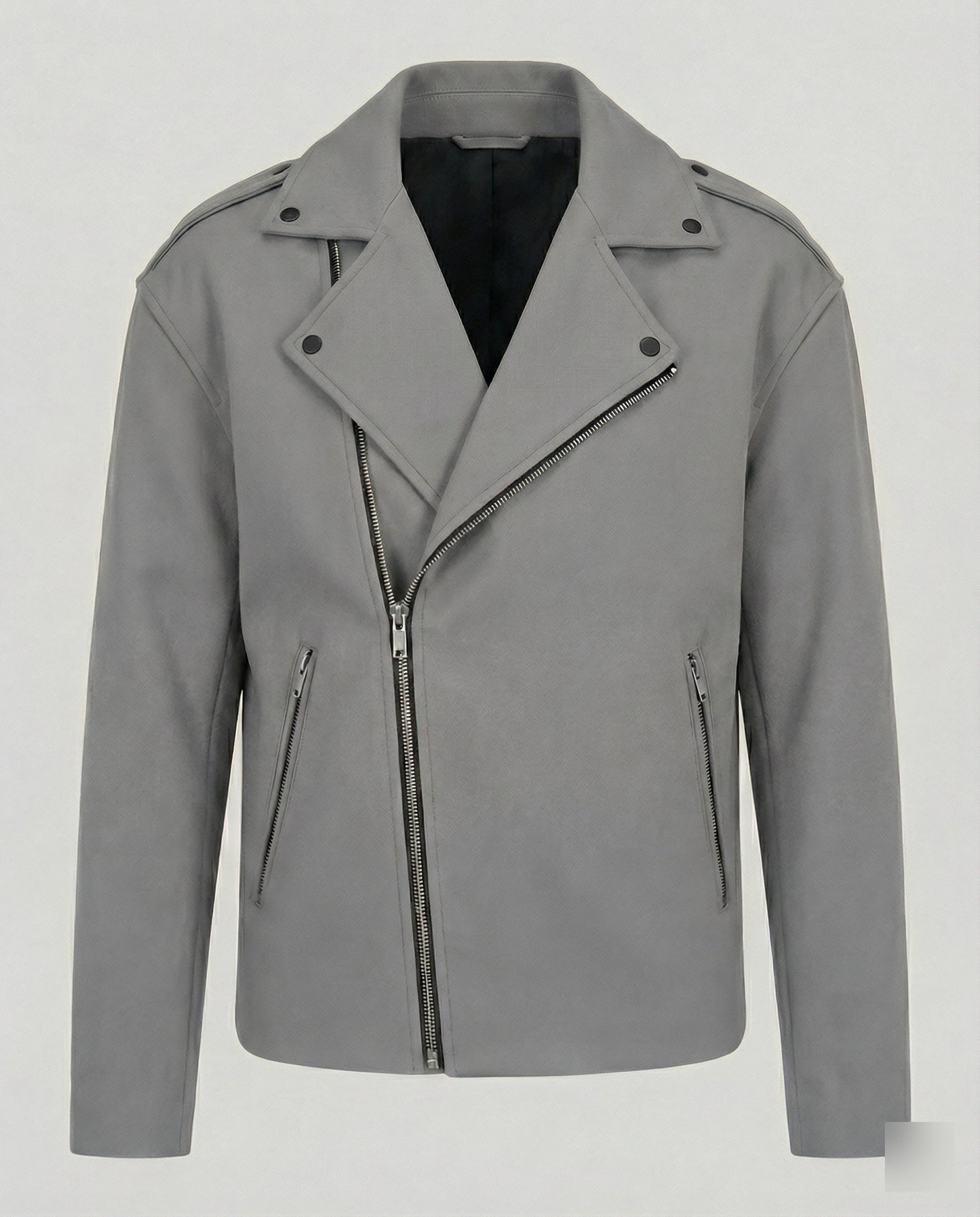 Gilet Uomo in Pelle Stile Biker