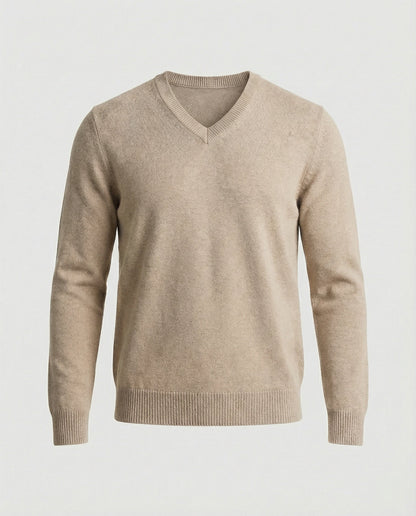 Maglione Uomo in Maglia Sottile Scollo a V