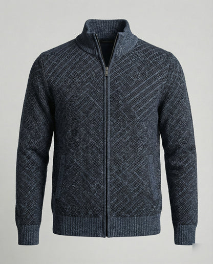 Cardigan Uomo in Maglia con Zip