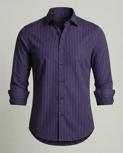 Camicia Uomo Slim Fit a Righe