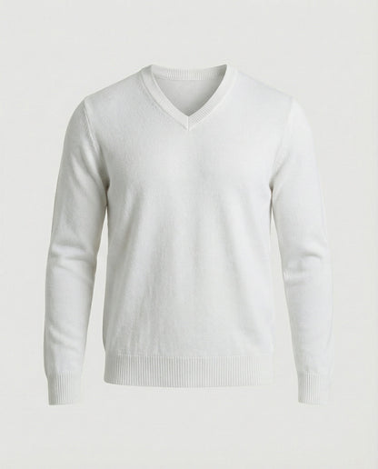 Maglione Uomo in Maglia Sottile Scollo a V