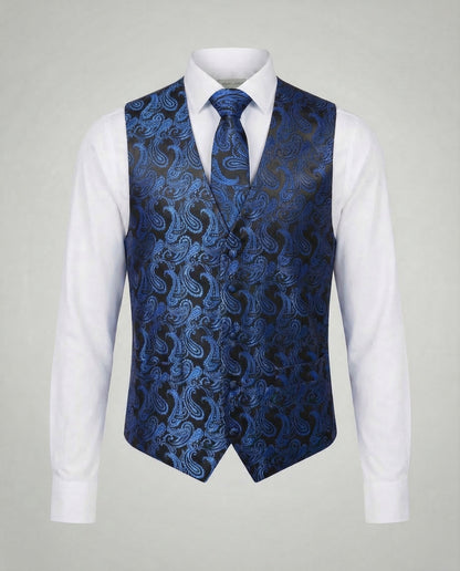 Gilet Uomo Fantasia Paisley Classico