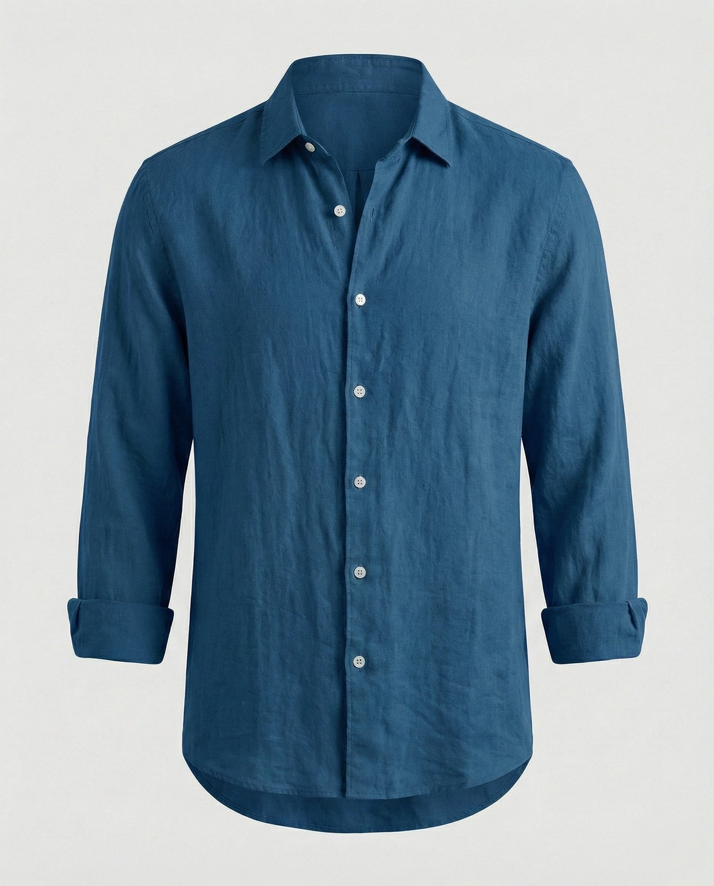 Camicia Uomo Lino Colletto Kent Estiva