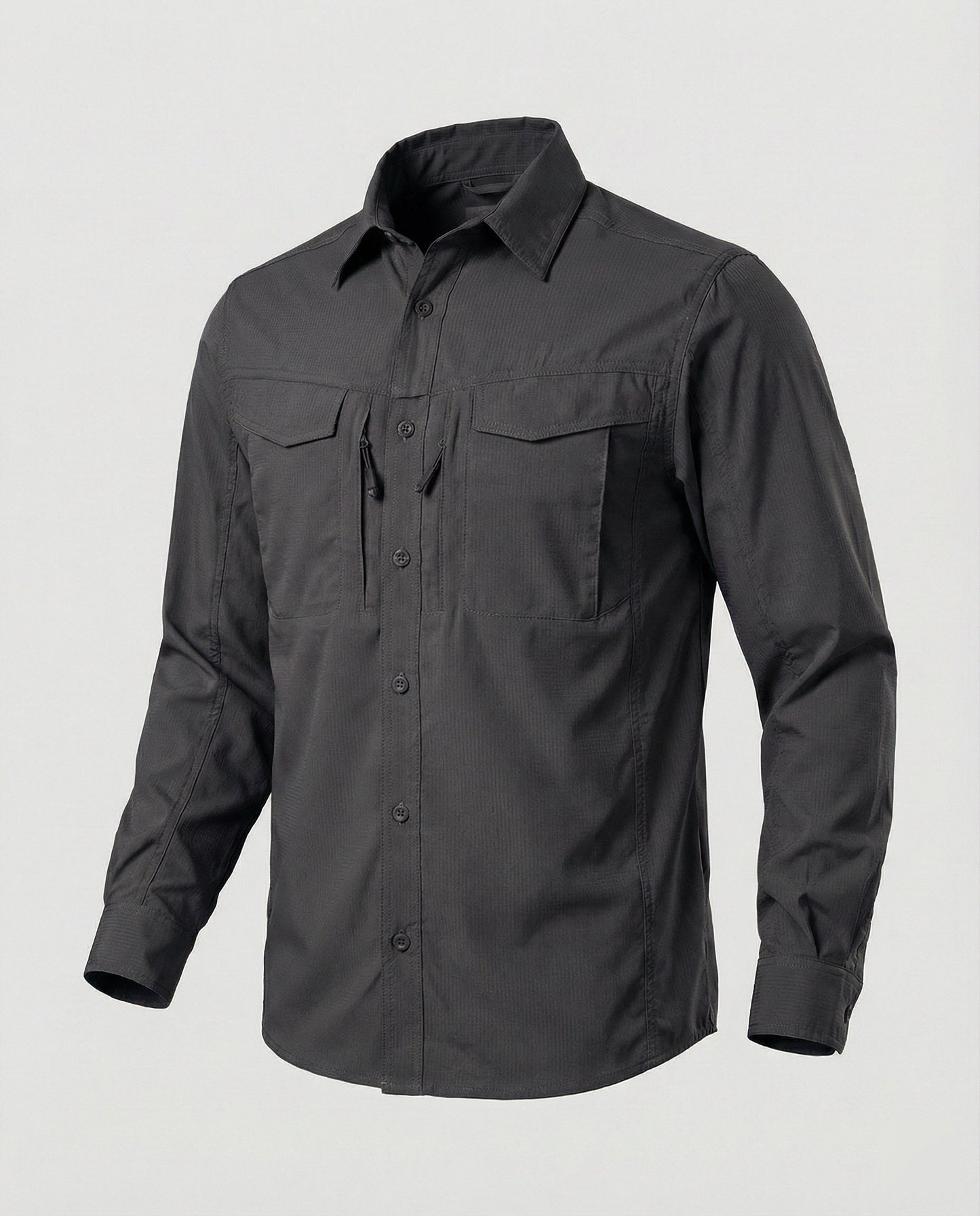Camicia Uomo in Tessuto Tecnico Manica Lunga