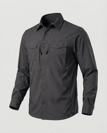 Camicia Uomo in Tessuto Tecnico Manica Lunga