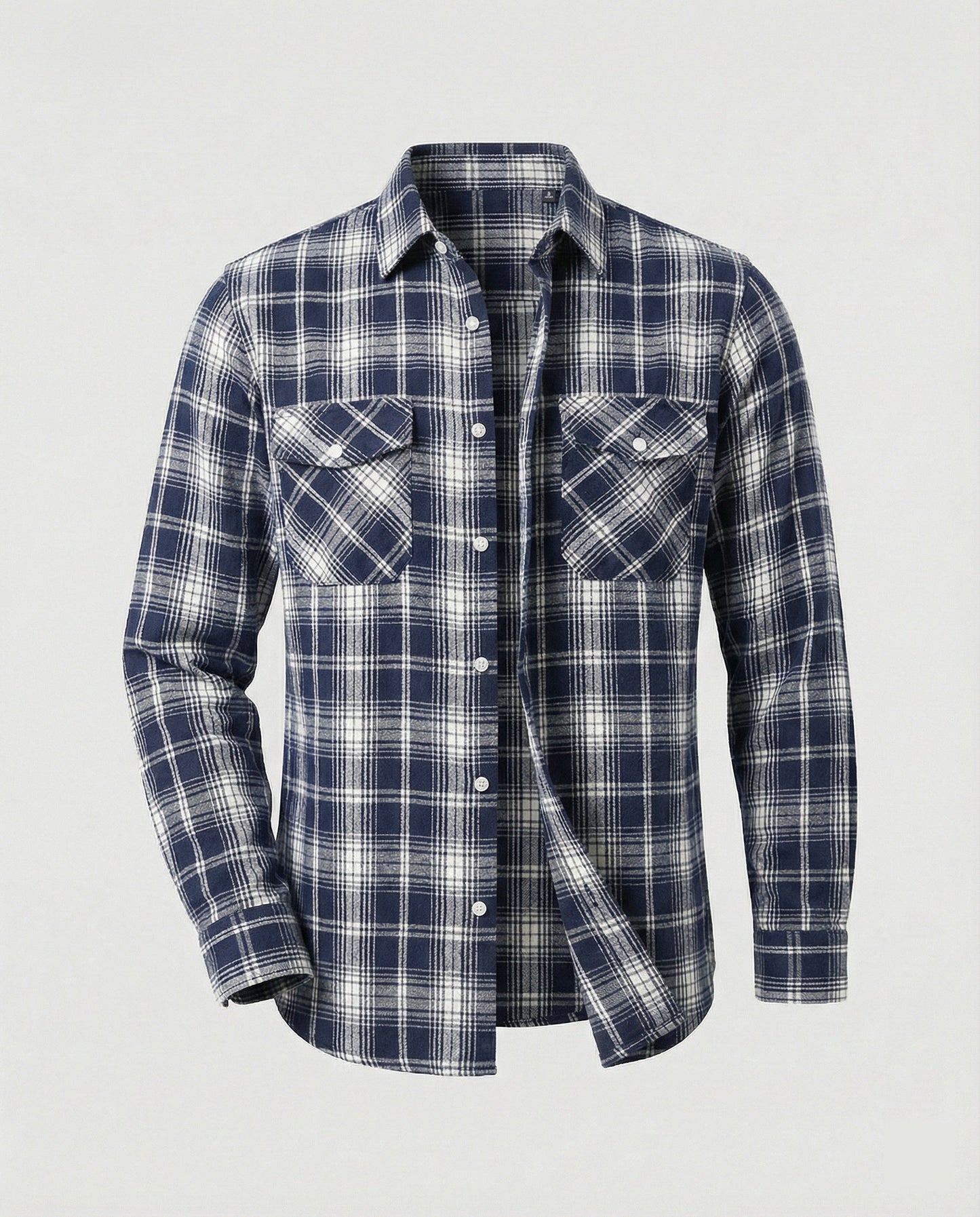 Camicia Uomo Flanella Quadri Casual - Brentozzi