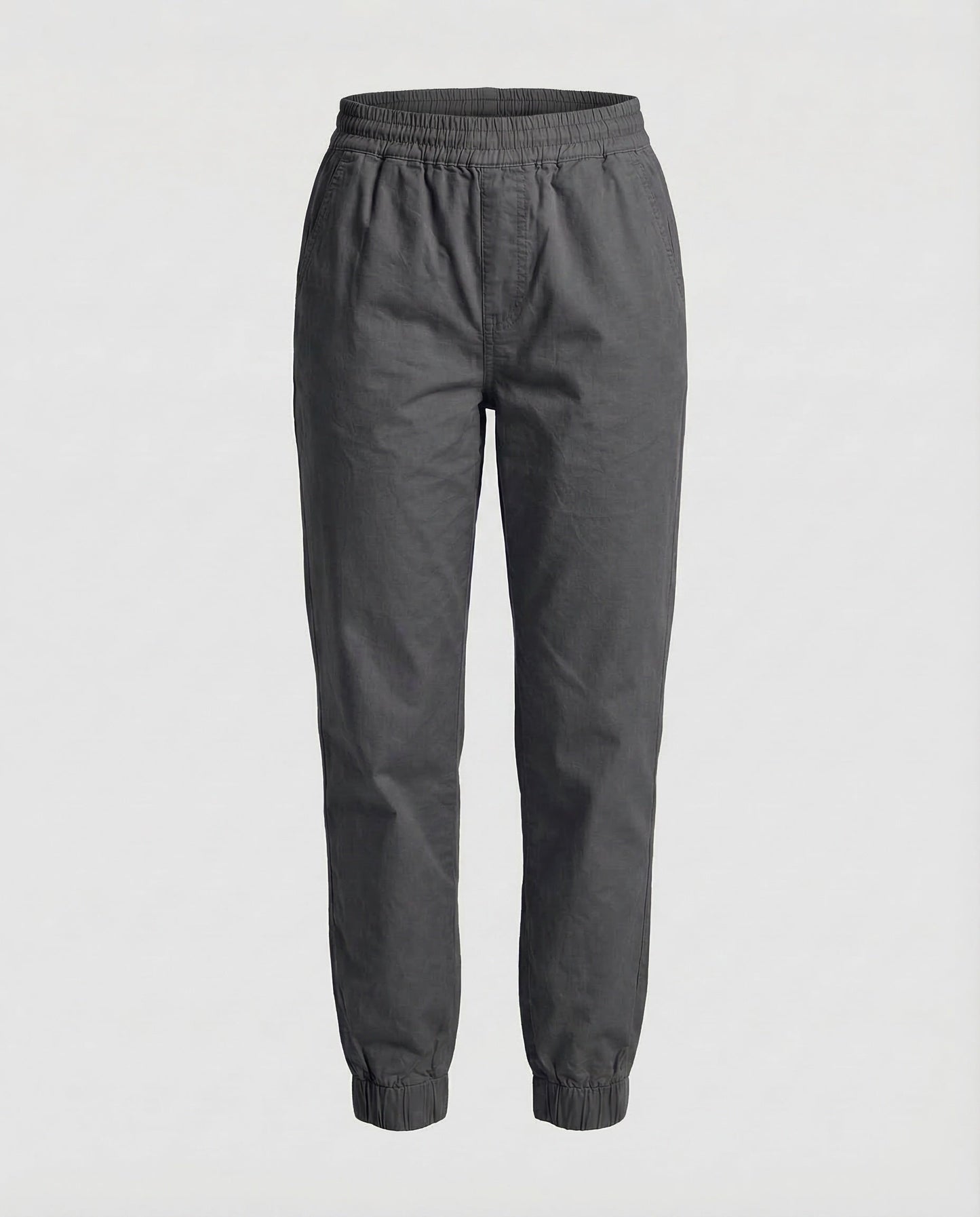 Pantaloni Chino Donna Cotone Vestibilità Jogging