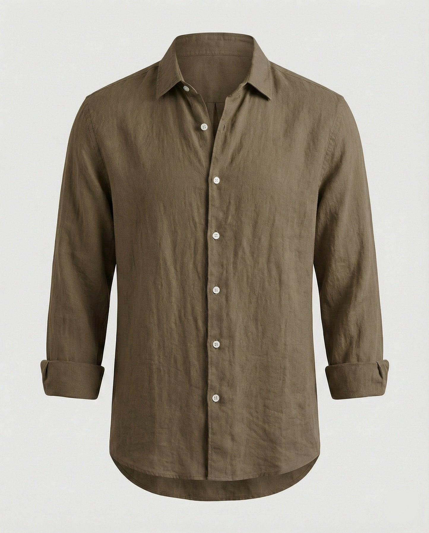 Camicia Uomo Lino Colletto Kent Estiva