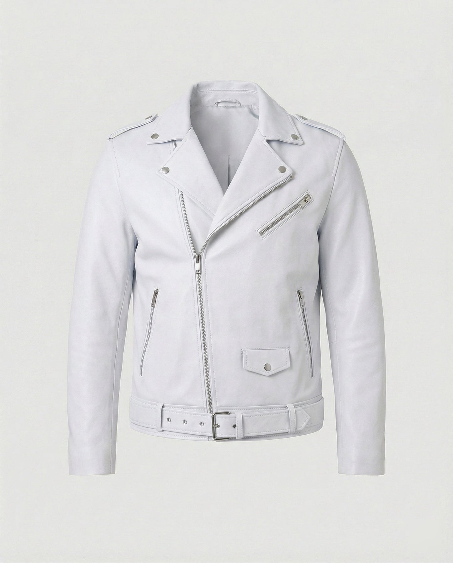 Giacca Biker Uomo in Ecopelle Taglio Slim