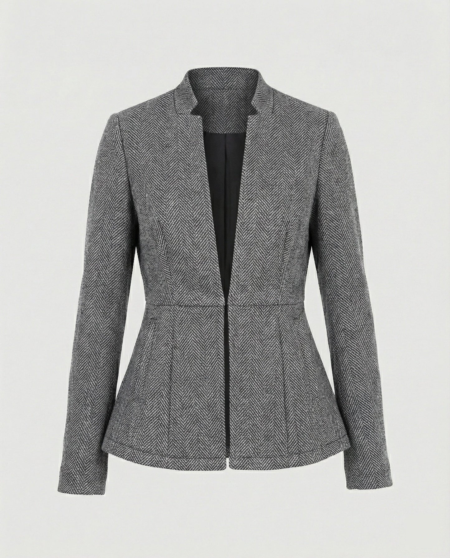 Blazer Donna Smanicato Motivo Pied de Poule Classico