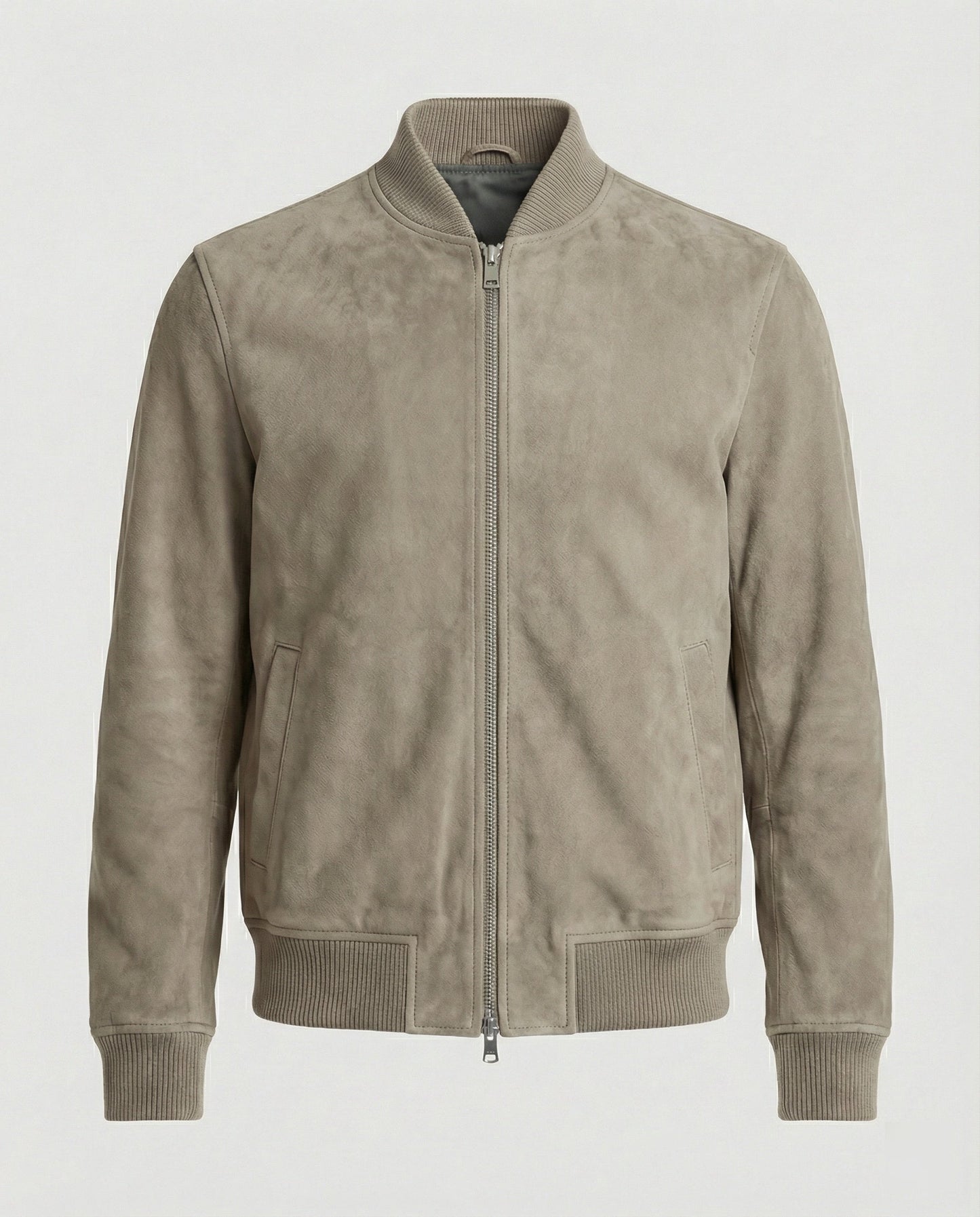 Giacca Bomber Uomo Effetto Pelle Casual