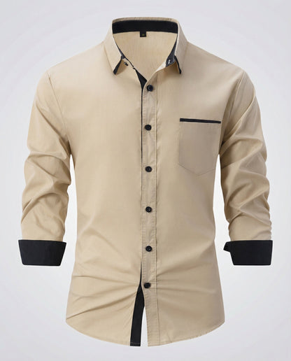 Camicia Uomo Business Manica Lunga Collo Kent
