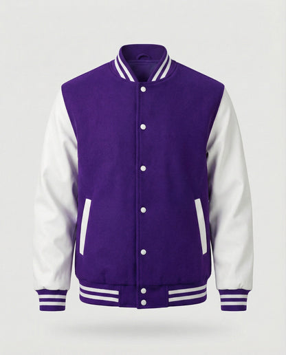 Giacca College Uomo Tessuto Tecnico Stile Sportivo