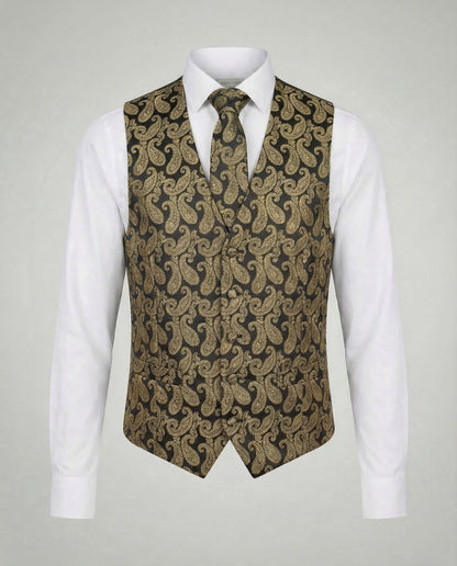 Gilet Uomo Fantasia Paisley Classico