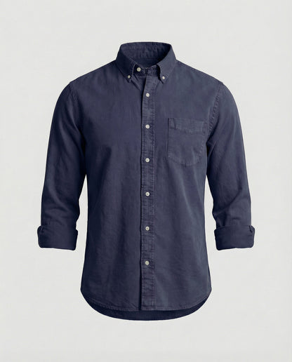 Camicia Oxford Uomo Cotone Button Down