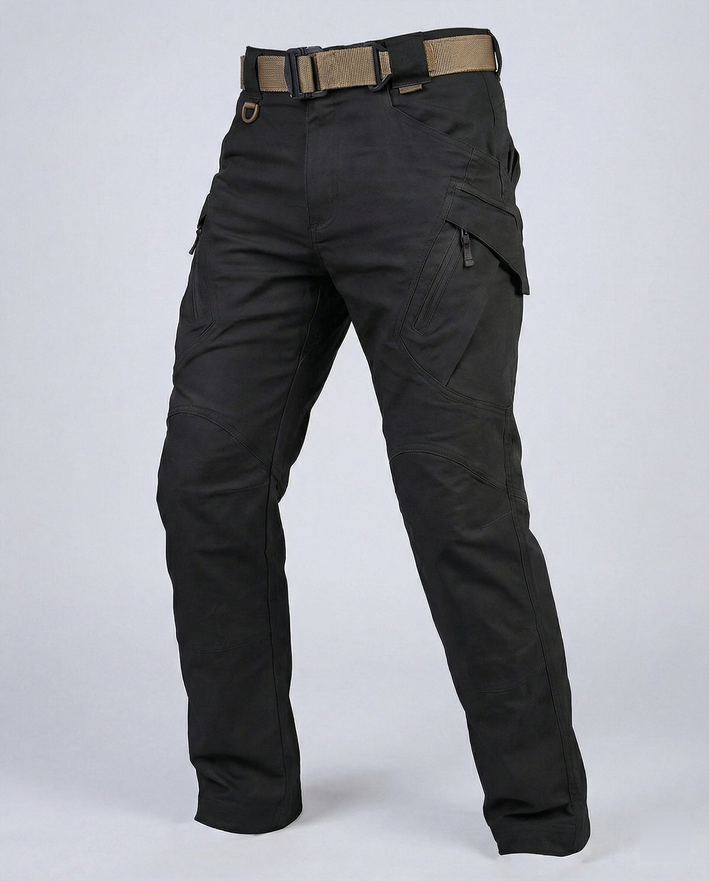 Pantaloni Uomo Outdoor Tessuto Tecnico Comfort Elasticità