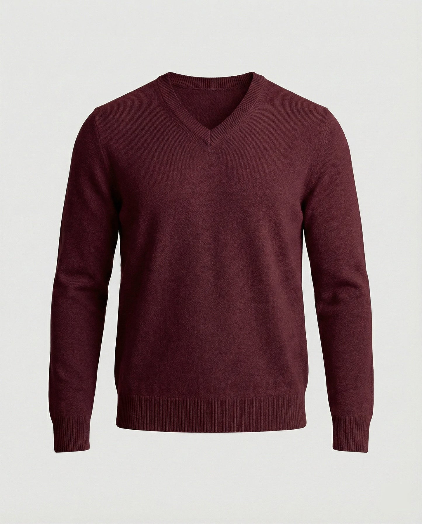 Maglione Uomo in Maglia Sottile Scollo a V