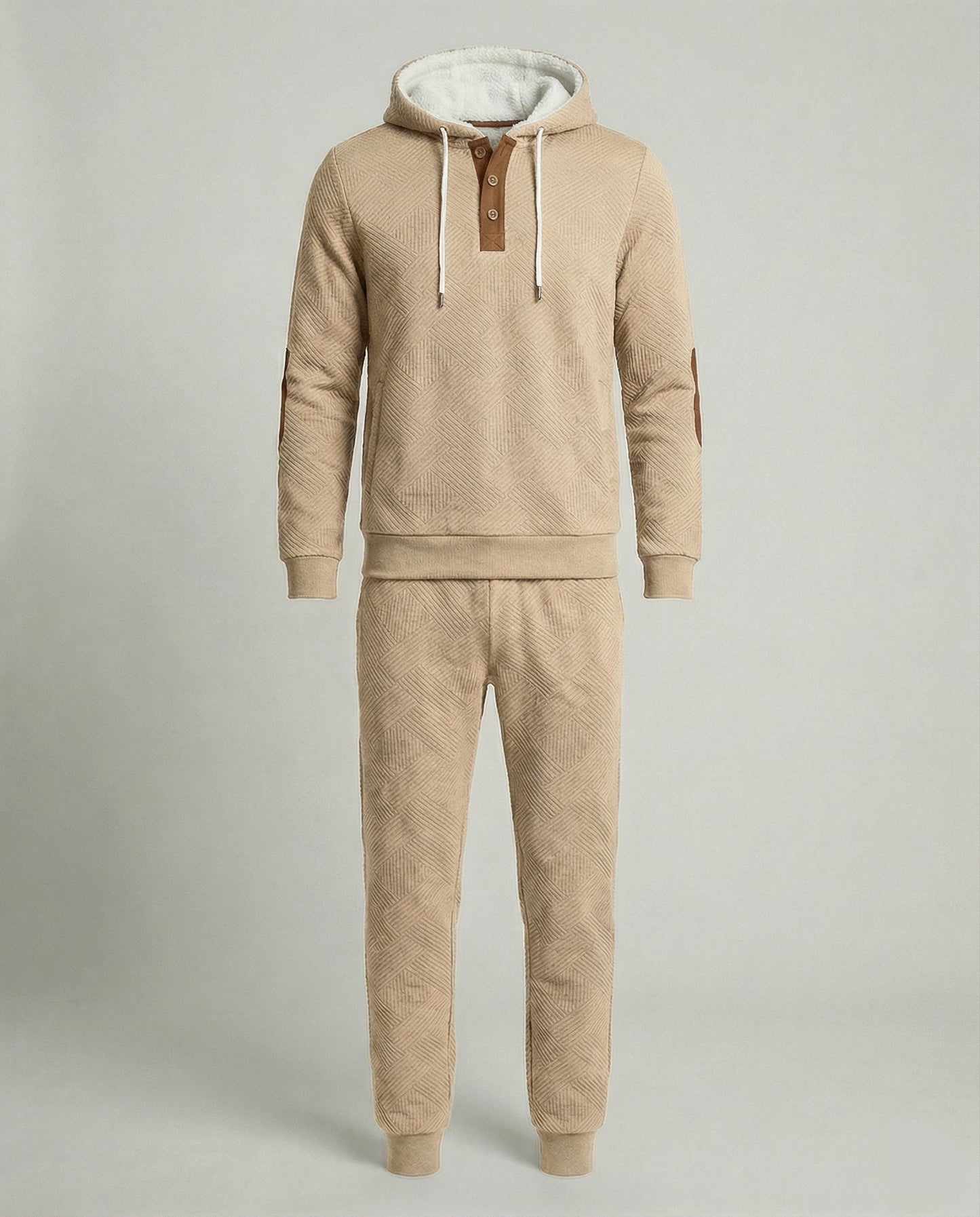 Tuta Jogging Uomo Felpa con Cappuccio e Pantaloni