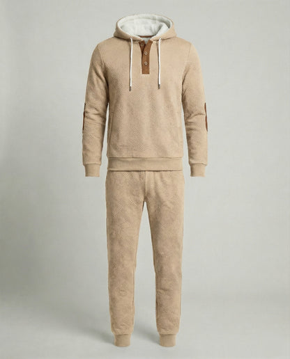 Tuta Jogging Uomo Felpa con Cappuccio e Pantaloni