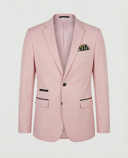 Giacca Uomo Satinata Elegante Slim Fit