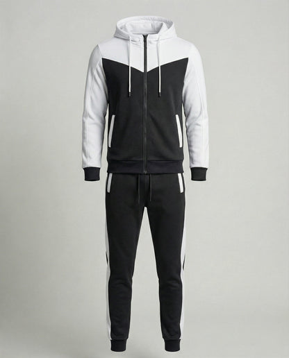 Tuta Sportiva Uomo con Cappuccio e Pantaloni Jogging