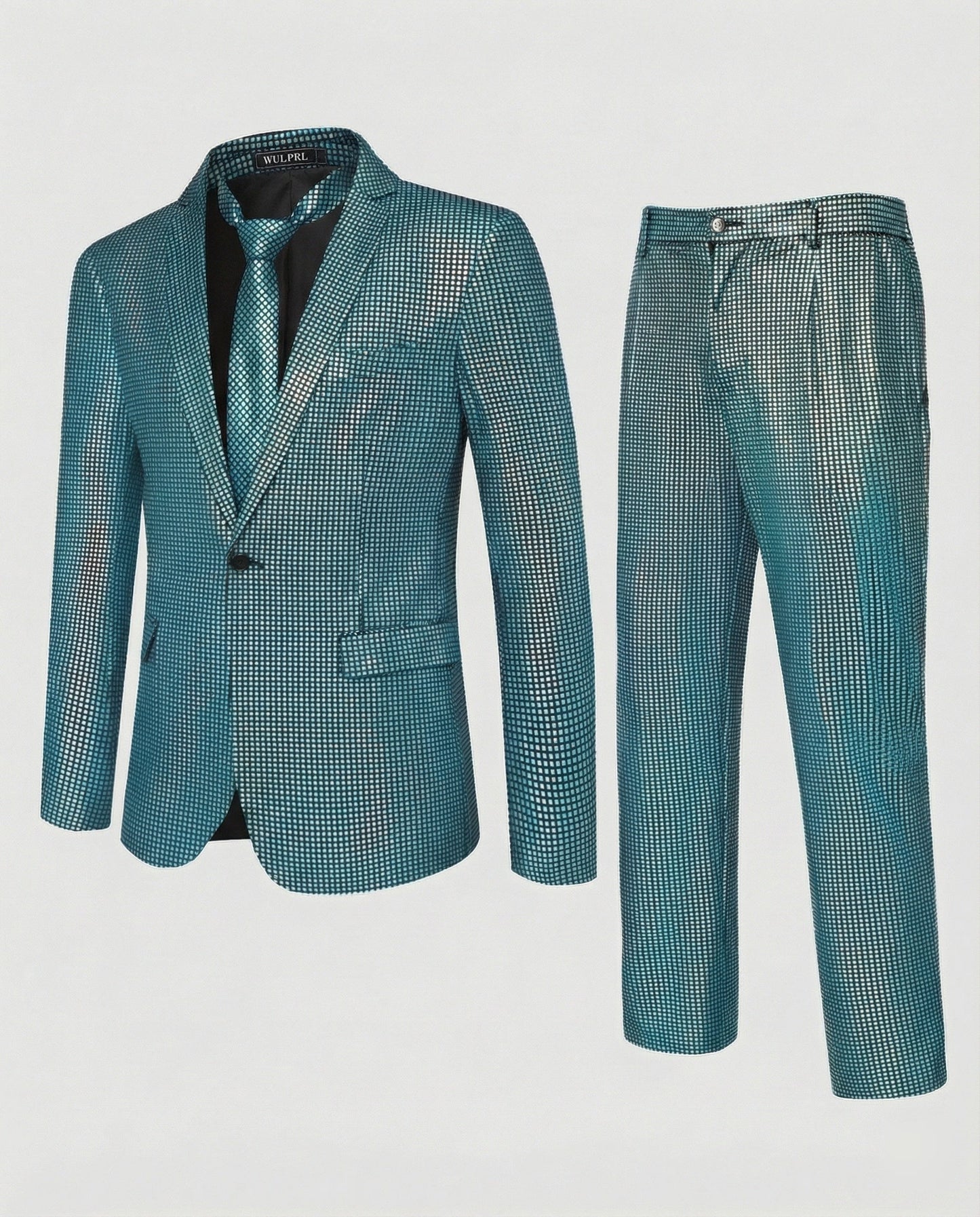 Abito da Sera Uomo con Motivo Lucido Slim Fit