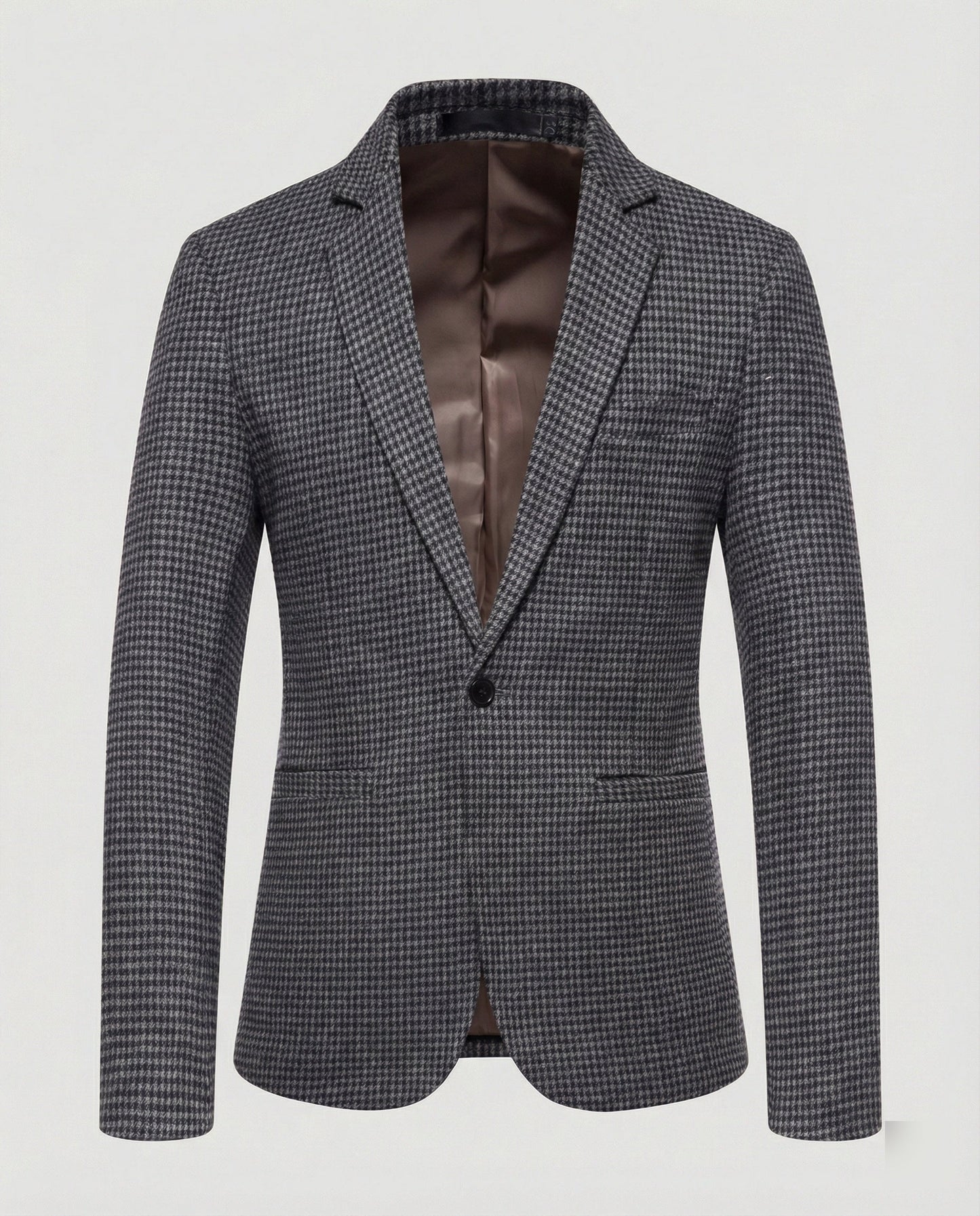 Blazer Uomo Quadri Moderno Slim Fit