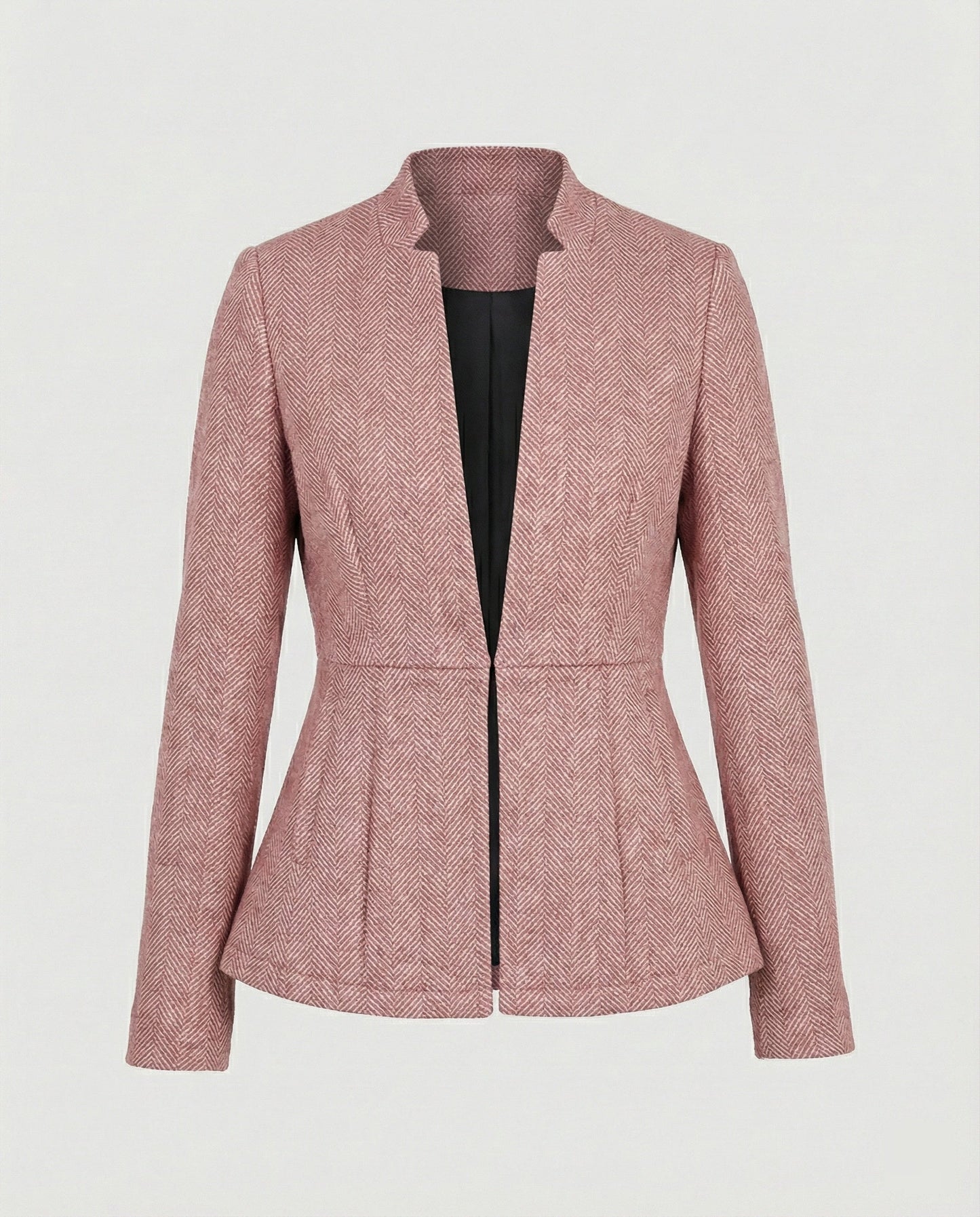 Blazer Donna Smanicato Motivo Pied de Poule Classico