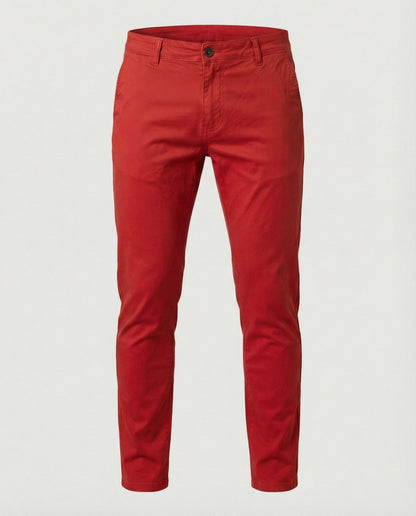 Pantaloni Chino Uomo Slim Fit Moderni