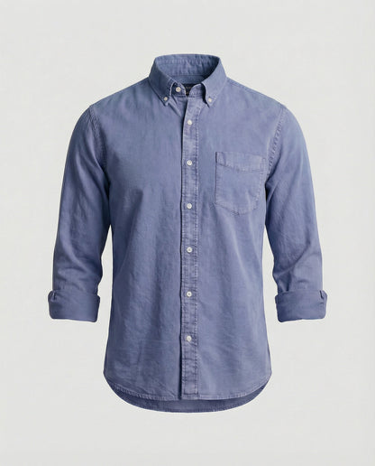 Camicia Oxford Uomo Cotone Button Down