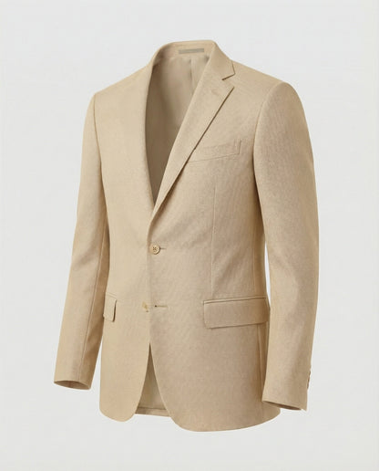 Blazer Uomo in Tessuto Strutturato Classico