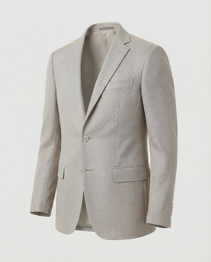 Blazer Uomo in Tessuto Strutturato Classico