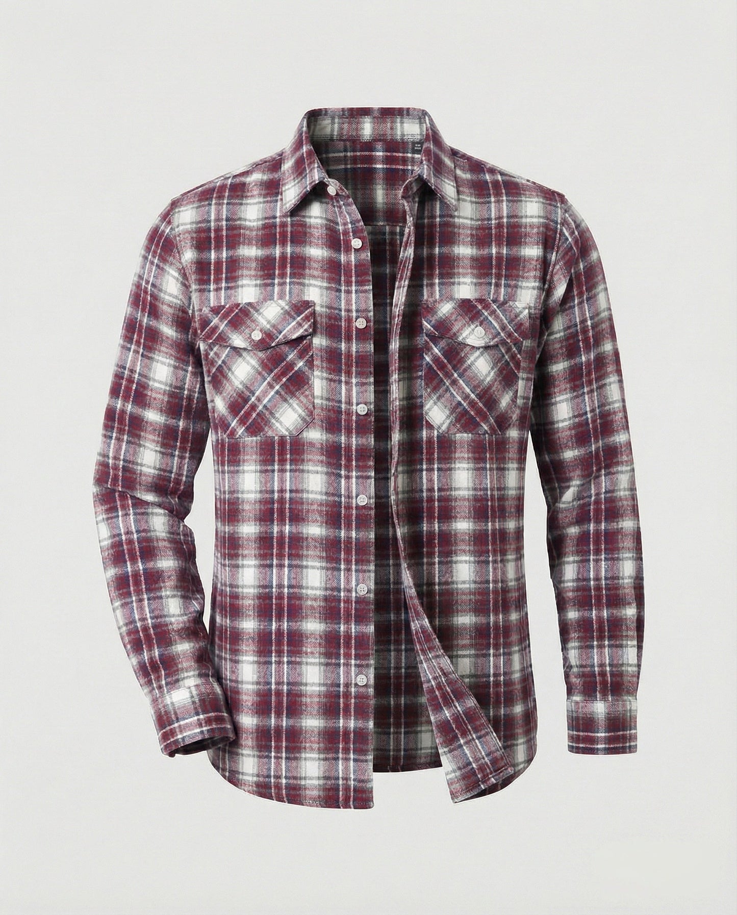 Camicia Uomo Flanella Quadri Casual