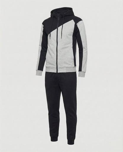 Tuta Jogging Uomo con Cappuccio Slim Fit