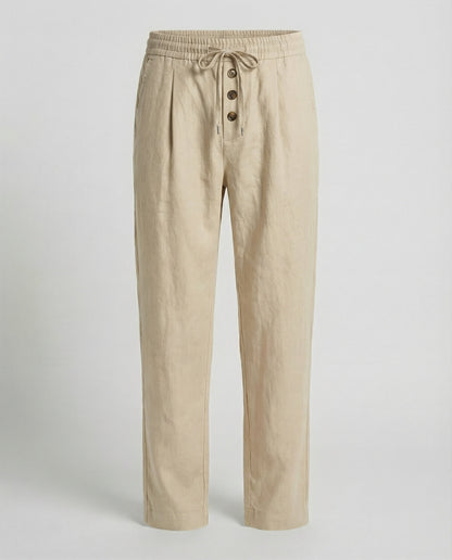 Pantaloni Uomo Lino Leggeri e Traspiranti