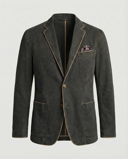 Blazer Uomo in Velluto a Costine Classico