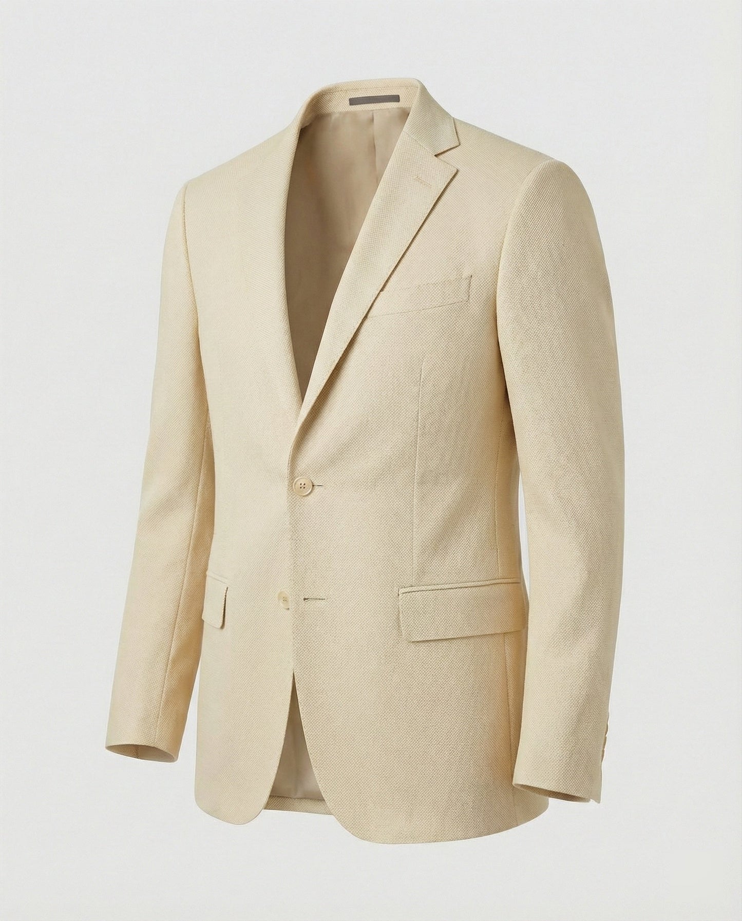 Blazer Uomo in Tessuto Strutturato Classico
