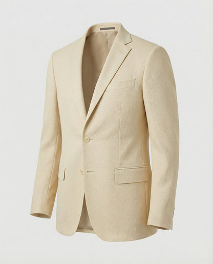 Blazer Uomo in Tessuto Strutturato Classico