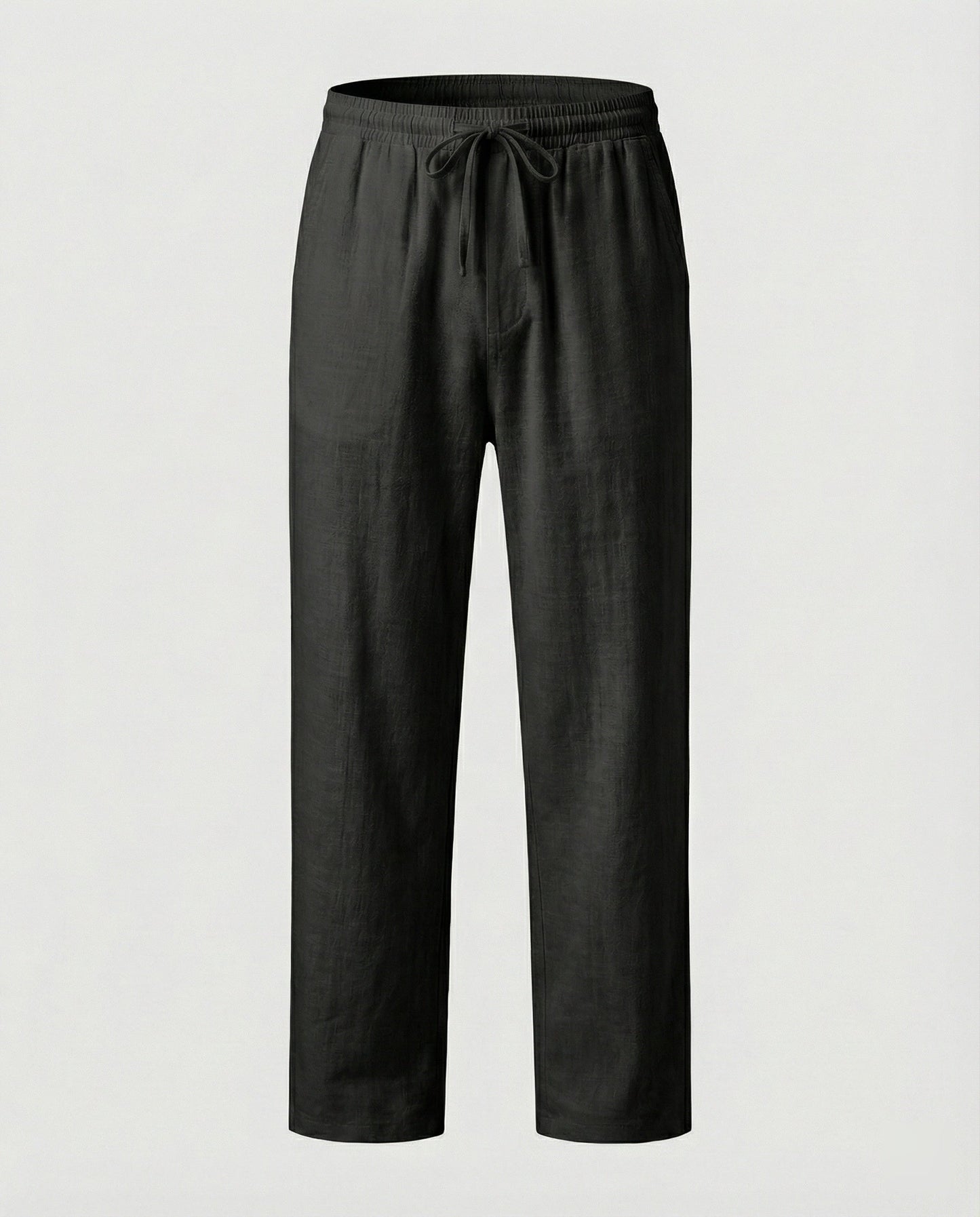 Pantaloni Lino Uomo Vestibilità Comoda