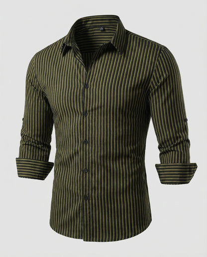 Camicia Uomo Slim Fit a Righe
