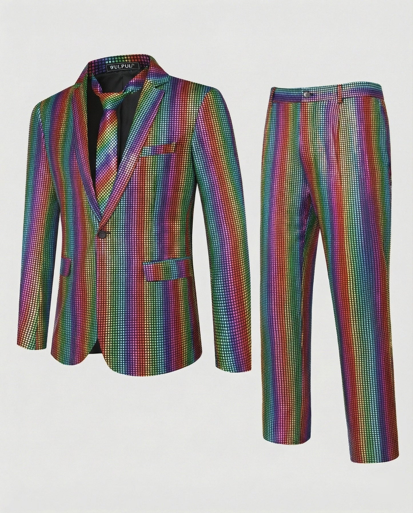 Abito da Sera Uomo con Motivo Lucido Slim Fit