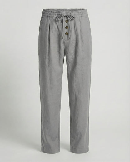 Pantaloni Uomo Lino Leggeri e Traspiranti