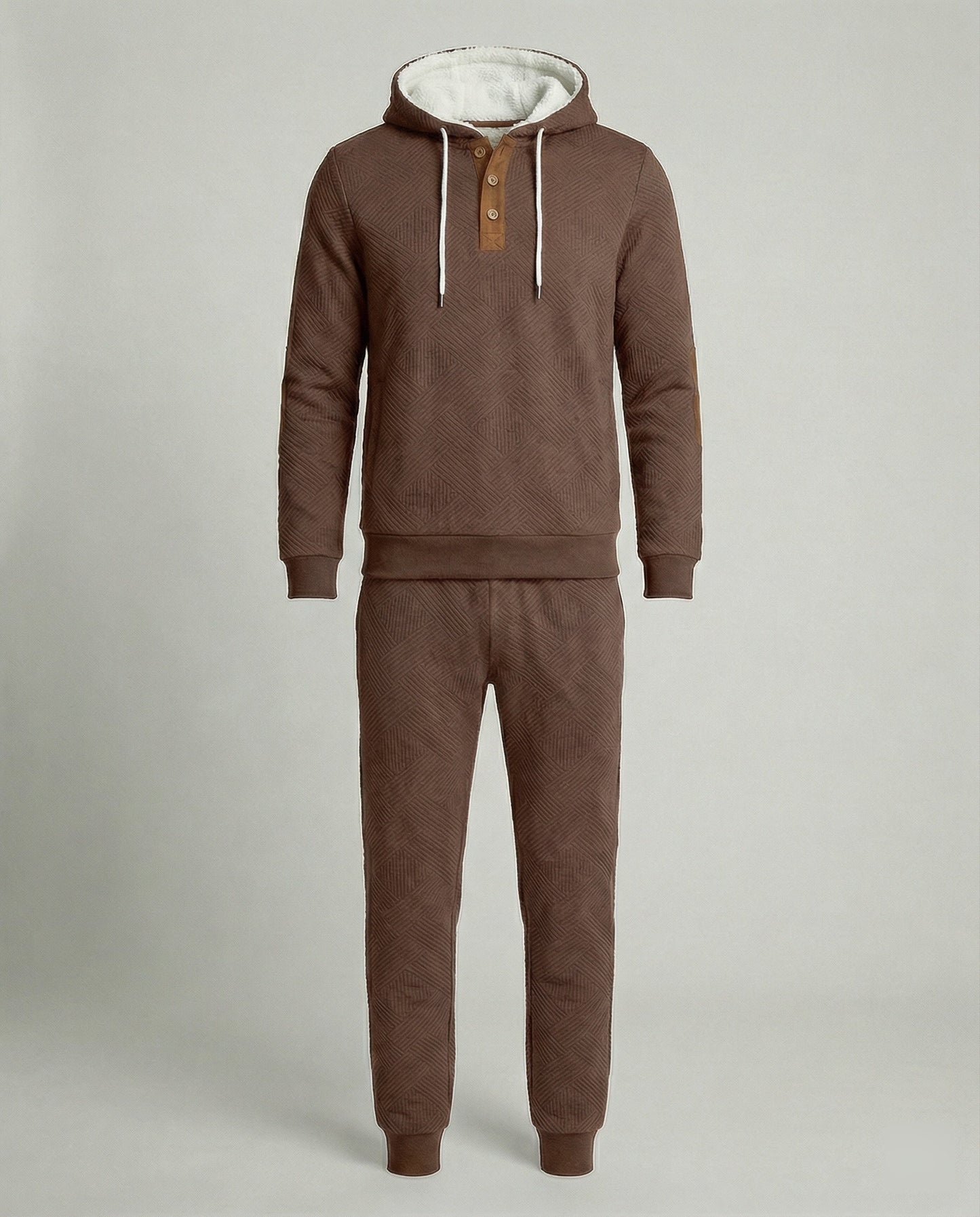 Tuta Jogging Uomo Felpa con Cappuccio e Pantaloni